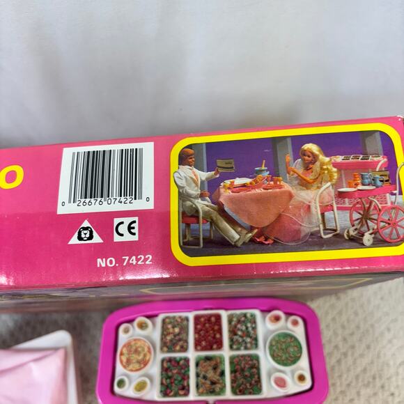 Dance Magic Barbie Dinner For Two Playset Vintage Mattel Original Box Complete - Picture 3 of 6